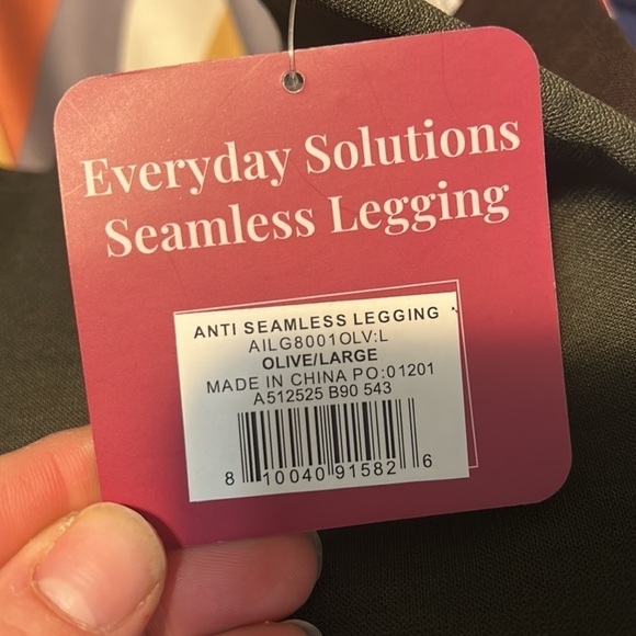 Anti by Proof High Rise Olive Green Leggings Seamless L - Picture 6 of 6